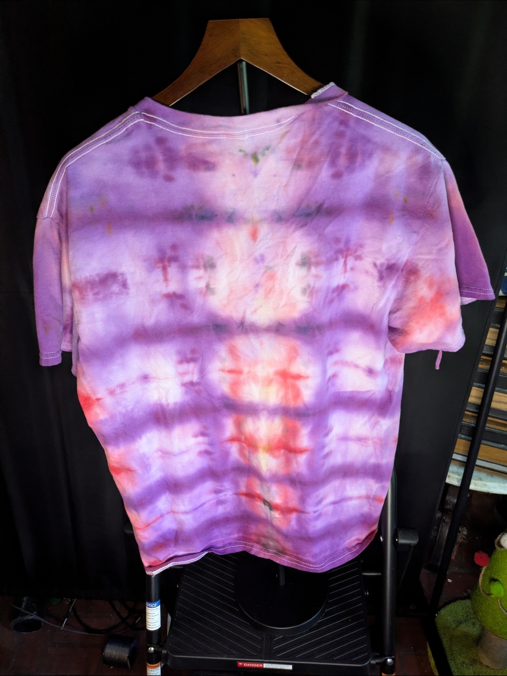 Unisex Size Large Multicolor Handmade Tie Dye T-Shirt #2